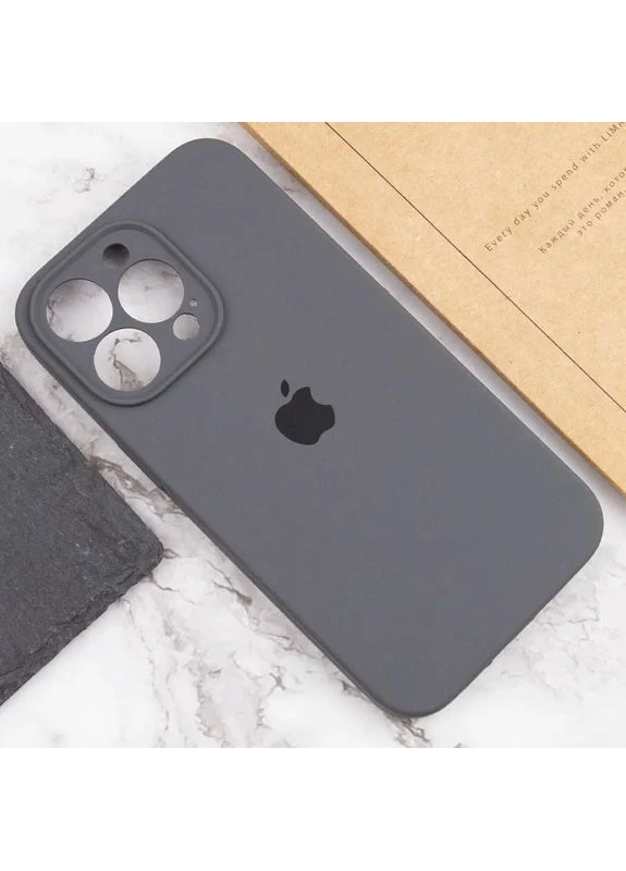 Чехол для смартфона Silicone Full Case AA для Apple iPhone 15 Pro Max 12, Dark Grey (FullAAi15PM-12) No Brand Camera Protect (399754563)