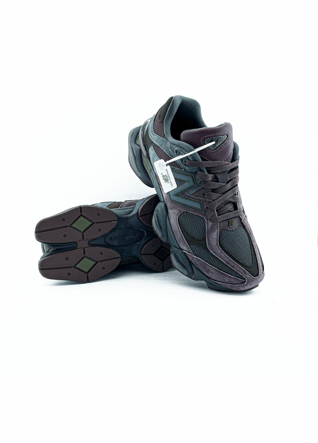 Коричневі всесезон кросівки чоловічі і жіночі 9060 truffle rich earth brown black | нью беланс 9060 коричневі чорні No Brand