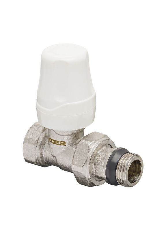 Комплект для підключення радіатора SET-12 - 1/2"x1/2" (прямий) з термоголовкою ВЗ (KR3177) KOER (315701764)