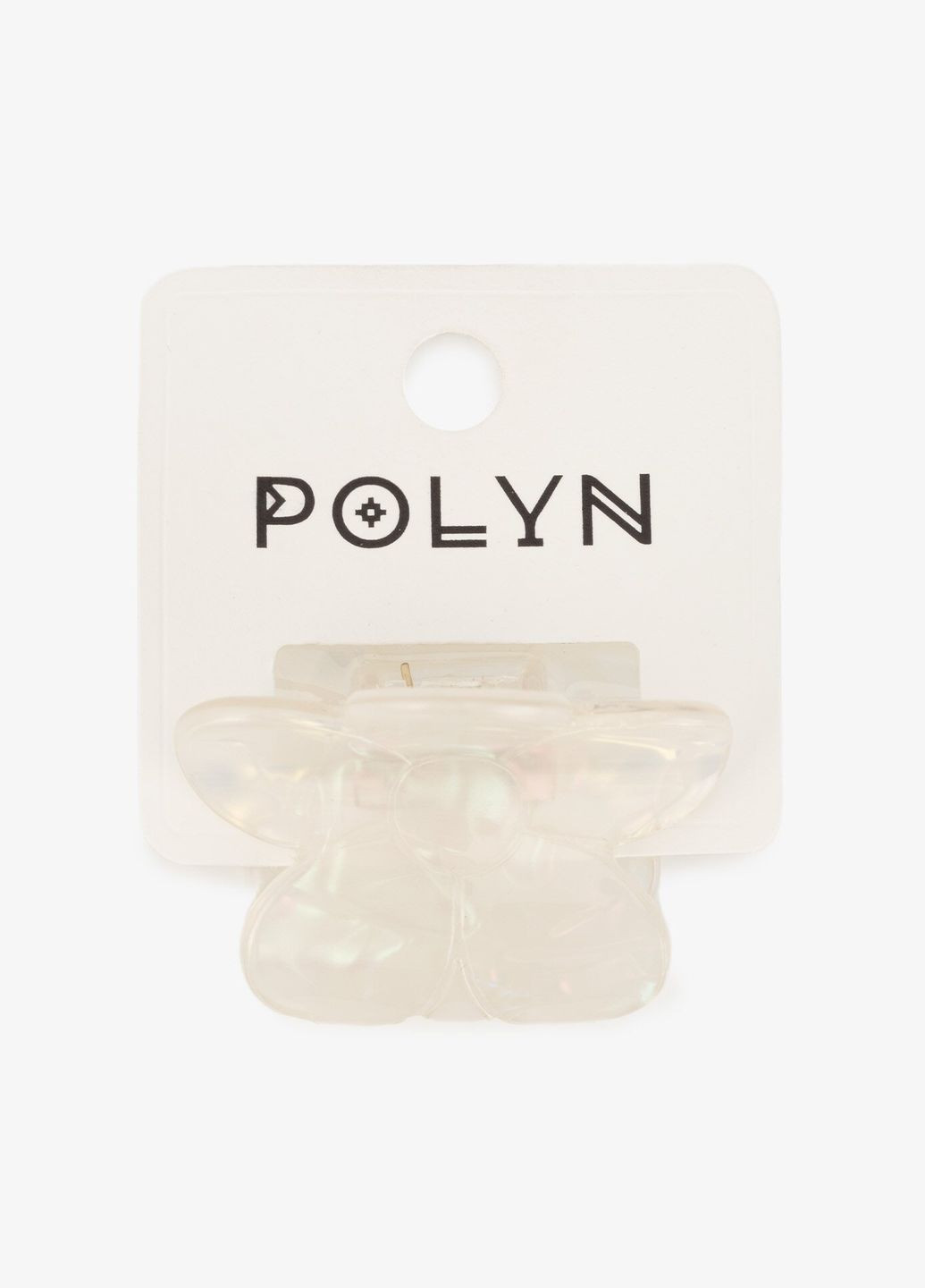 Заколка-краб женская T5-11 Белый shop (2000999215711) Polin (366426509)