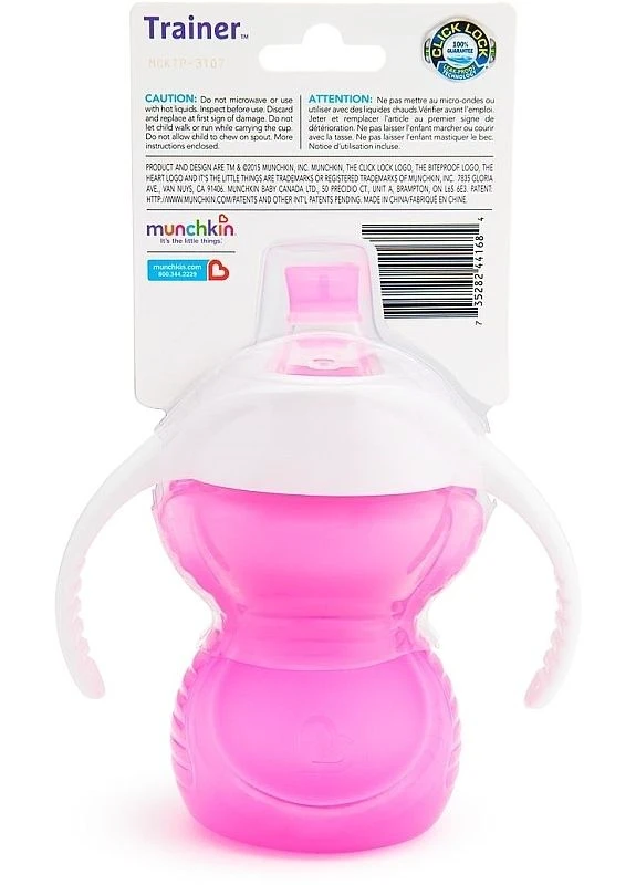 Поїльник з м'яким носиком, рожевий, 237 мл - Miracle Chew Proof * 237ml (2-1281726) Munchkin (380118479)