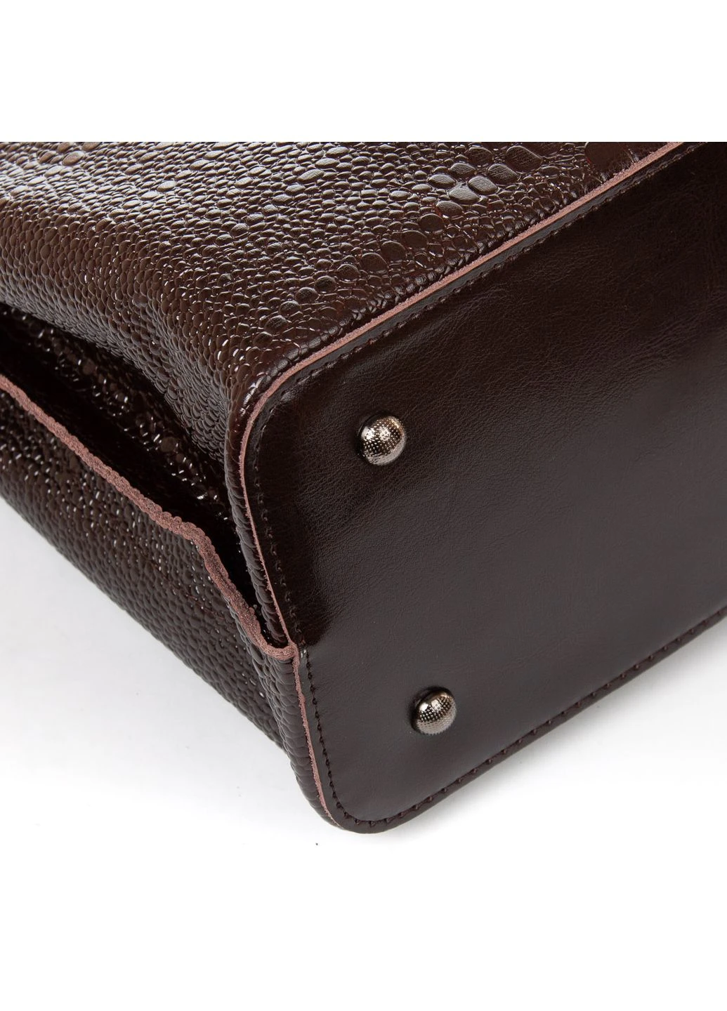 Сумка Женская Классическая кожа 1540-1 brown Fashion (394723668)
