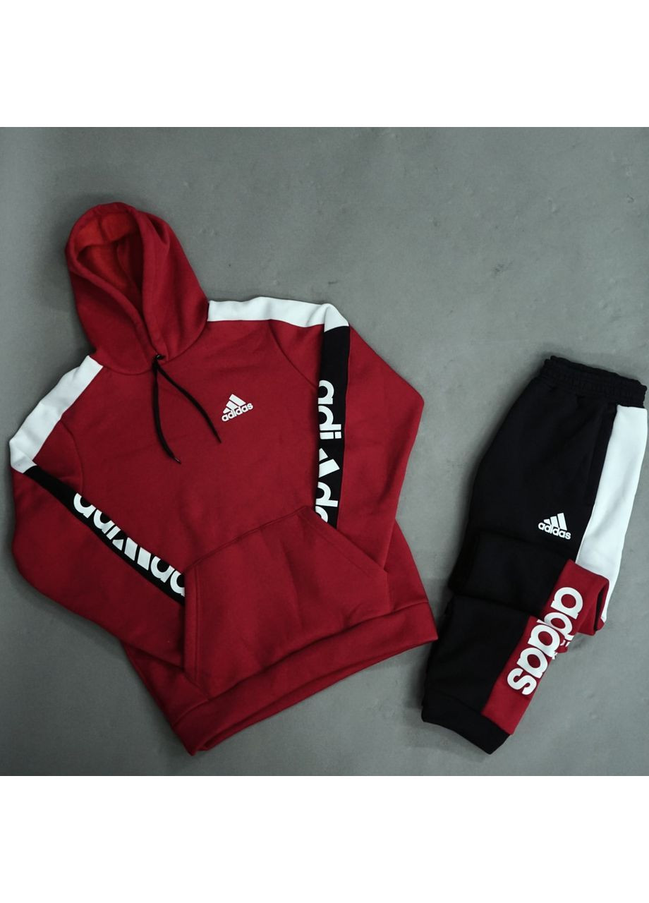 Чоловічий спортивний костюм на флісі. Зимовий Костюм утеплений чоловічий No Brand (370654973)