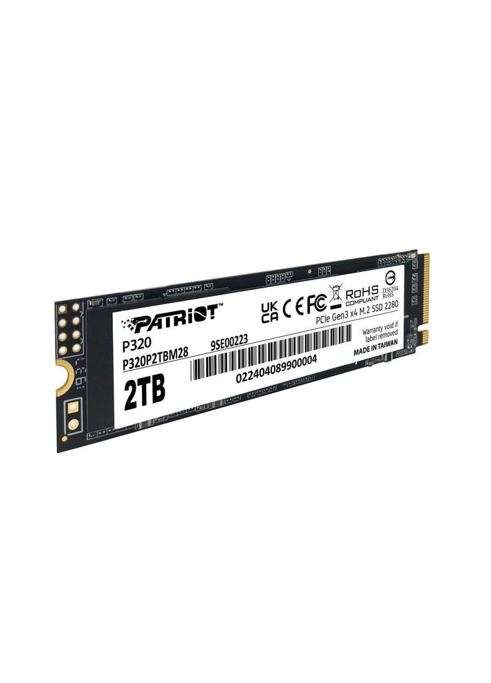 Накопичувач SSD M.2 2TB NVMe 2280 Gen3.0 x4 3D TLC (P320P2TBM28) Patriot P320 (354831112)