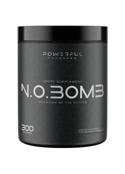Предтреник NO Bomb 300 г Полуниця Powerful Progress (351863661)