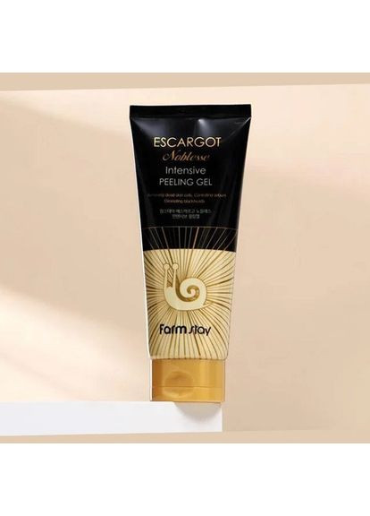 Пілінг-гель з екстрактом равлика Escargot Noblesse Intensive Peeling Gel 180 ml (прим'ята коробка) FarmStay (366973192)