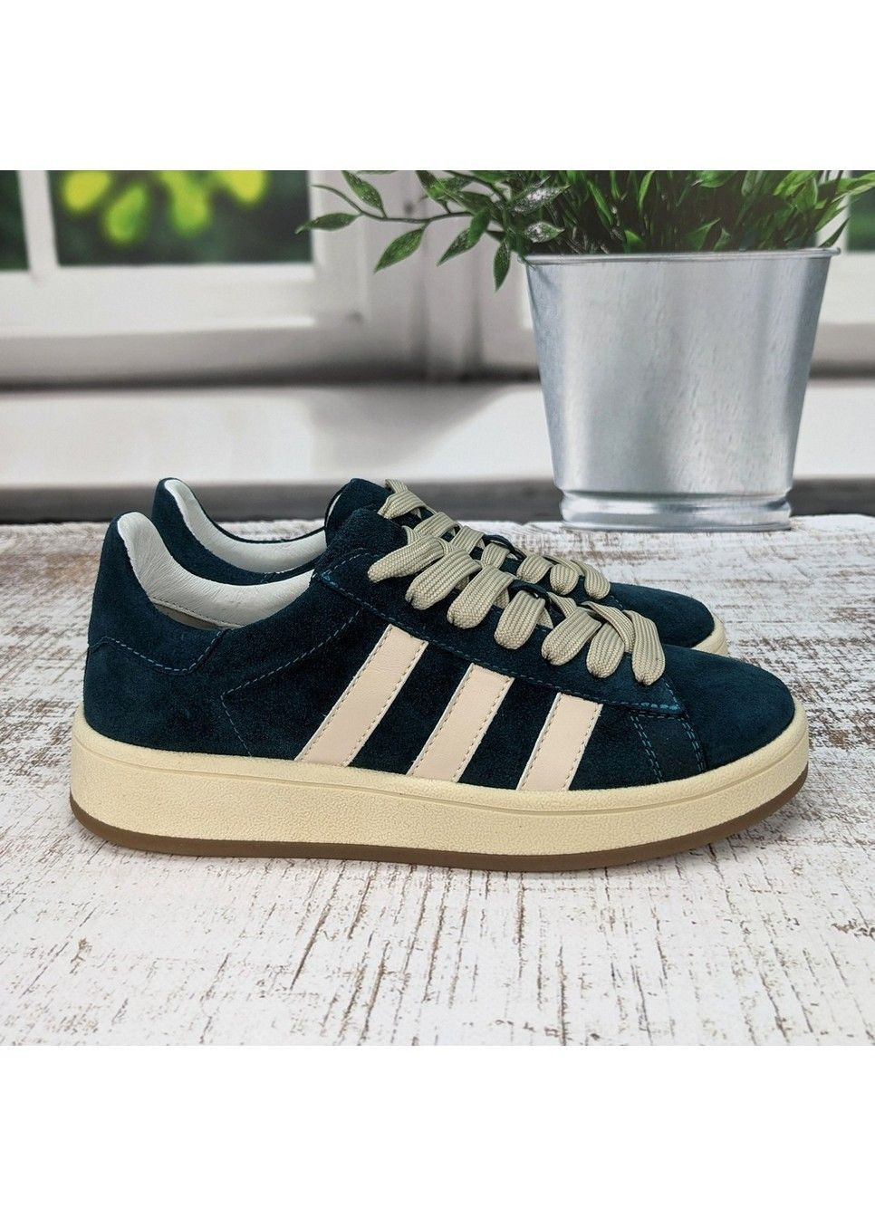 Кросівки жіночі Мальві смарагдового кольору замшеві Мальви смарагдові демісезони (342322632)