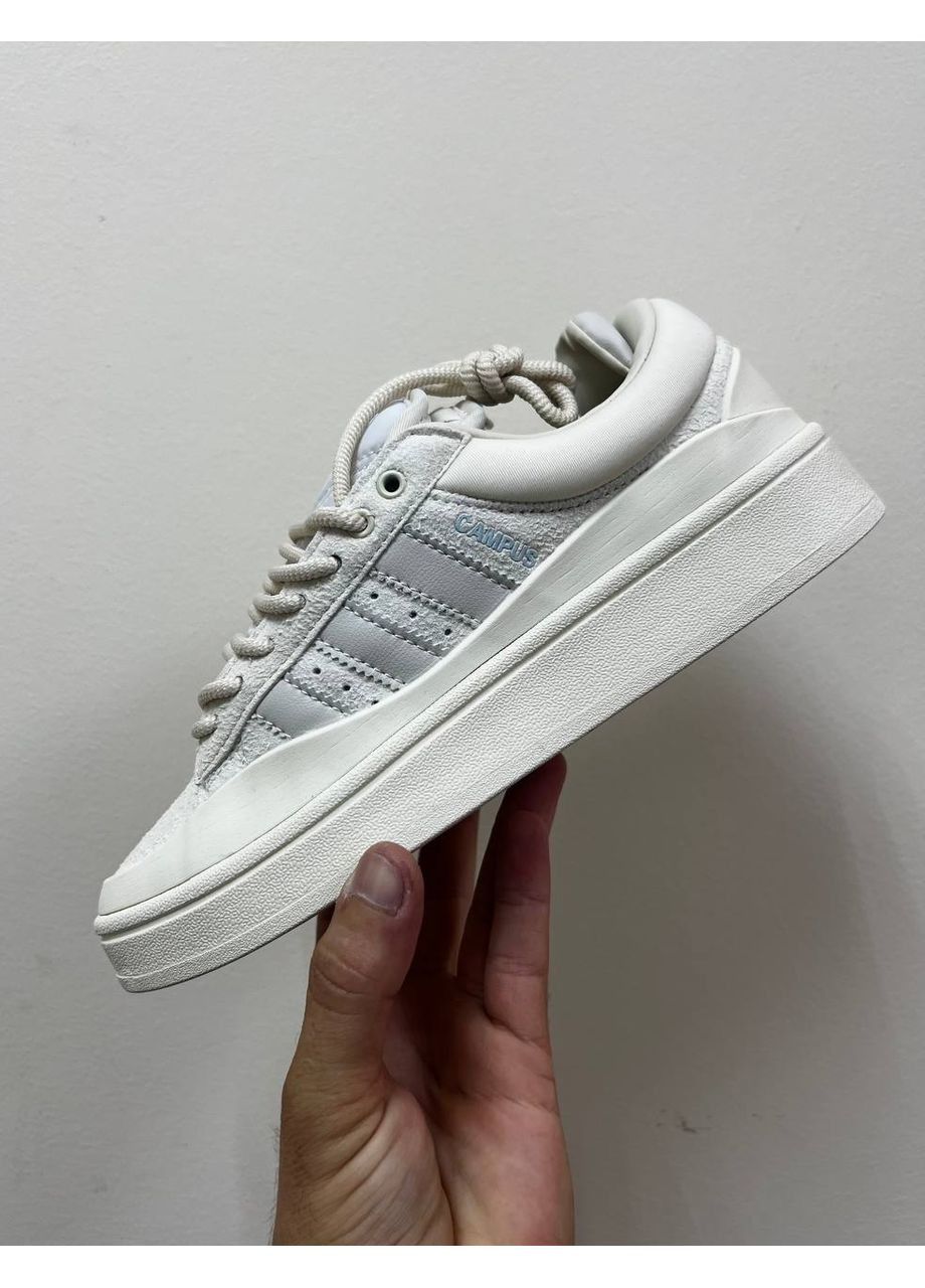 Кросівки жіночі і чоловічі Adidas Campus x Bad Bunny Beige | Адідас Кампус Бед Банні бежеві No Brand бежеві демісезони (348419309)