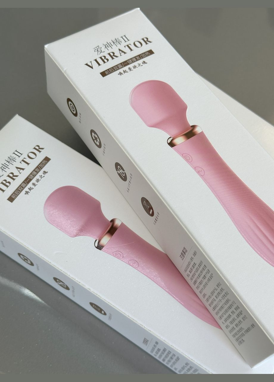 ПРЕМІУМ Вібратор мікрофон з підігрівом, двосторонній жіночий вібратор для сексу. Потужний стимулятор No Brand (302002141)