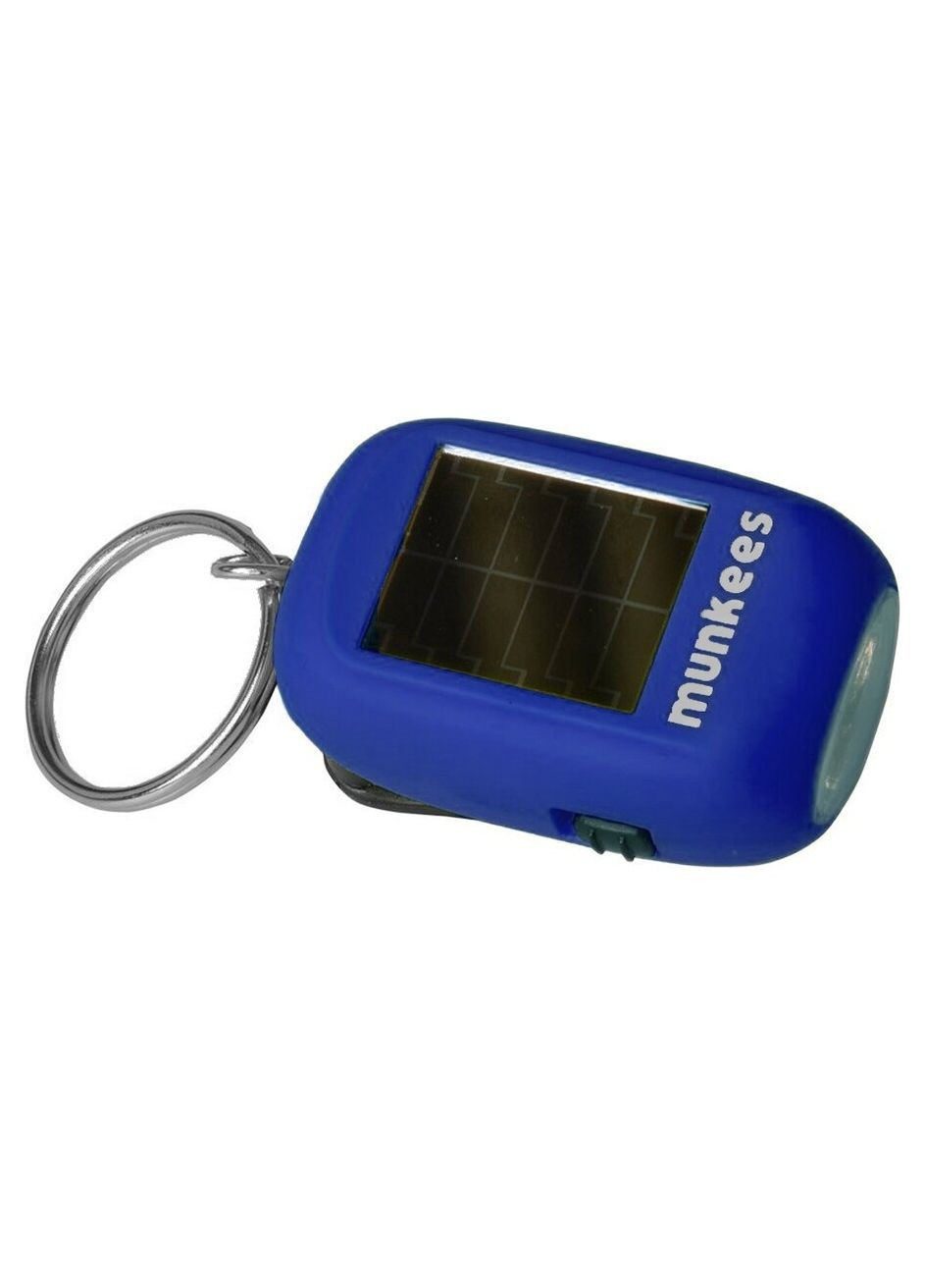 1101 брелок-ліхтарик Mini Solar-Dynamo Flashlight dark blue (1101-DB) Munkees (316534950)