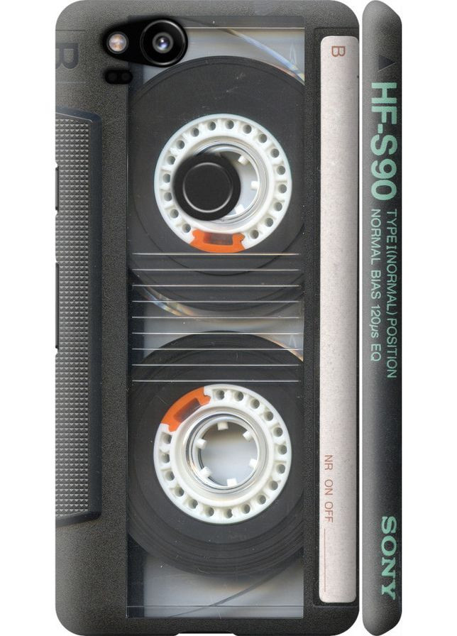 3D пластиковий матовий чохол 'Касета ' для Endorphone Google Pixel 2 (257795165)