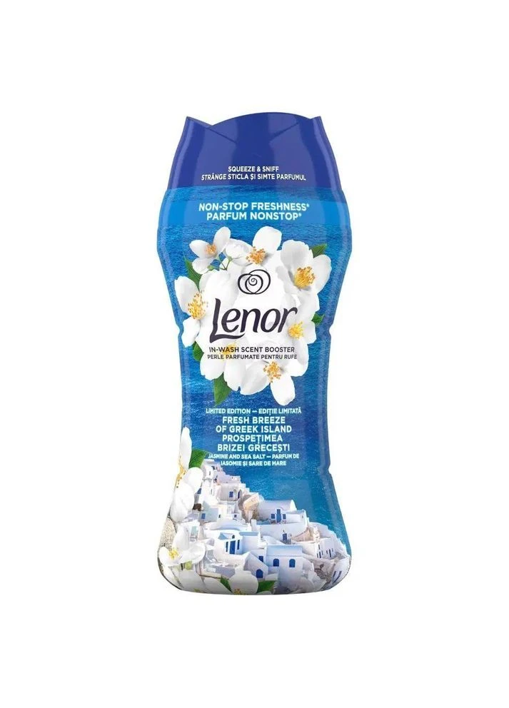 Кондиціонер Ароматизатор для Білизни в гранулах Non-Stop Freshness Fresh Breeze Greek Ленор свіжий Бриз Греції Тубус 195г Lenor (386440431)