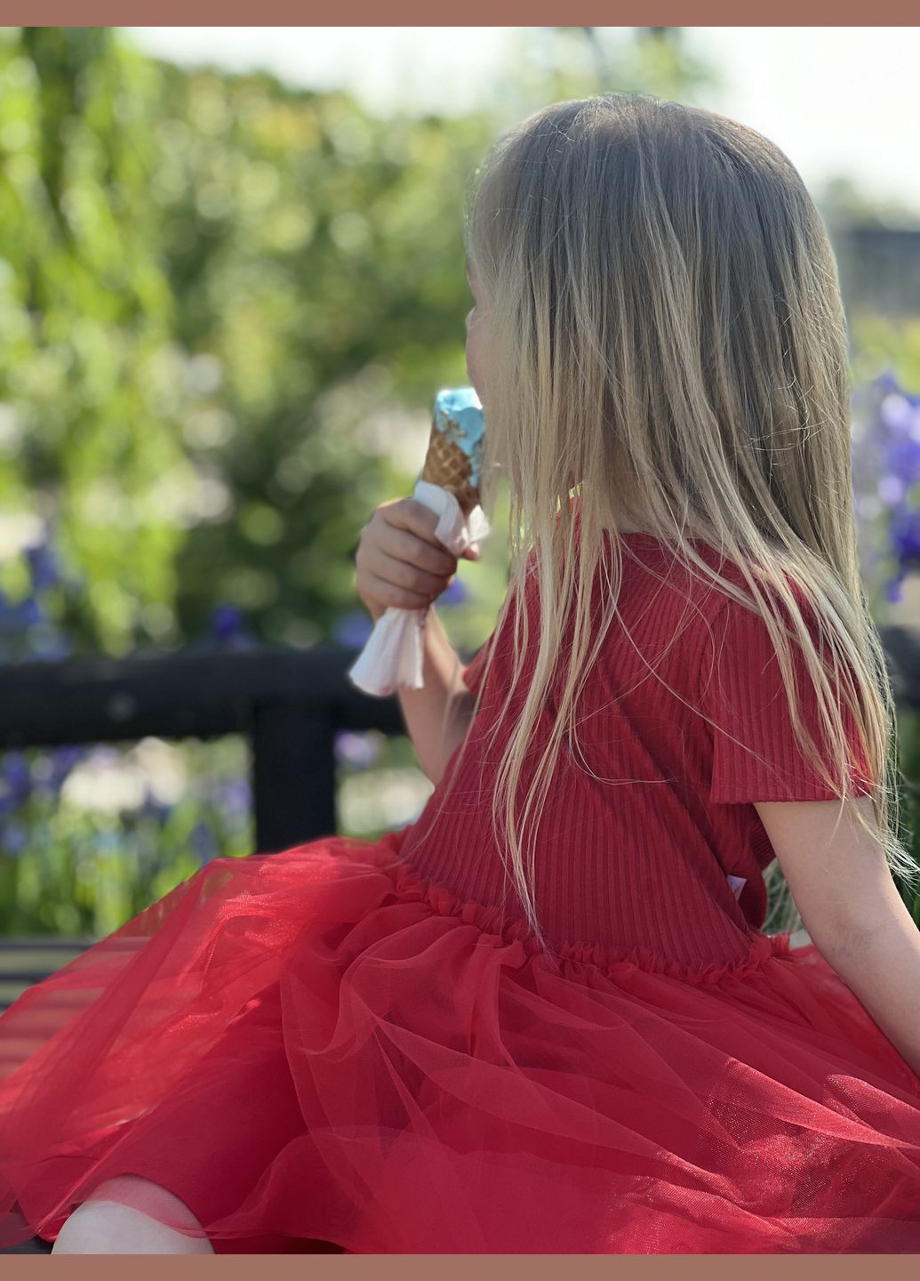 Красное платье для девочки Фиона (296297290)