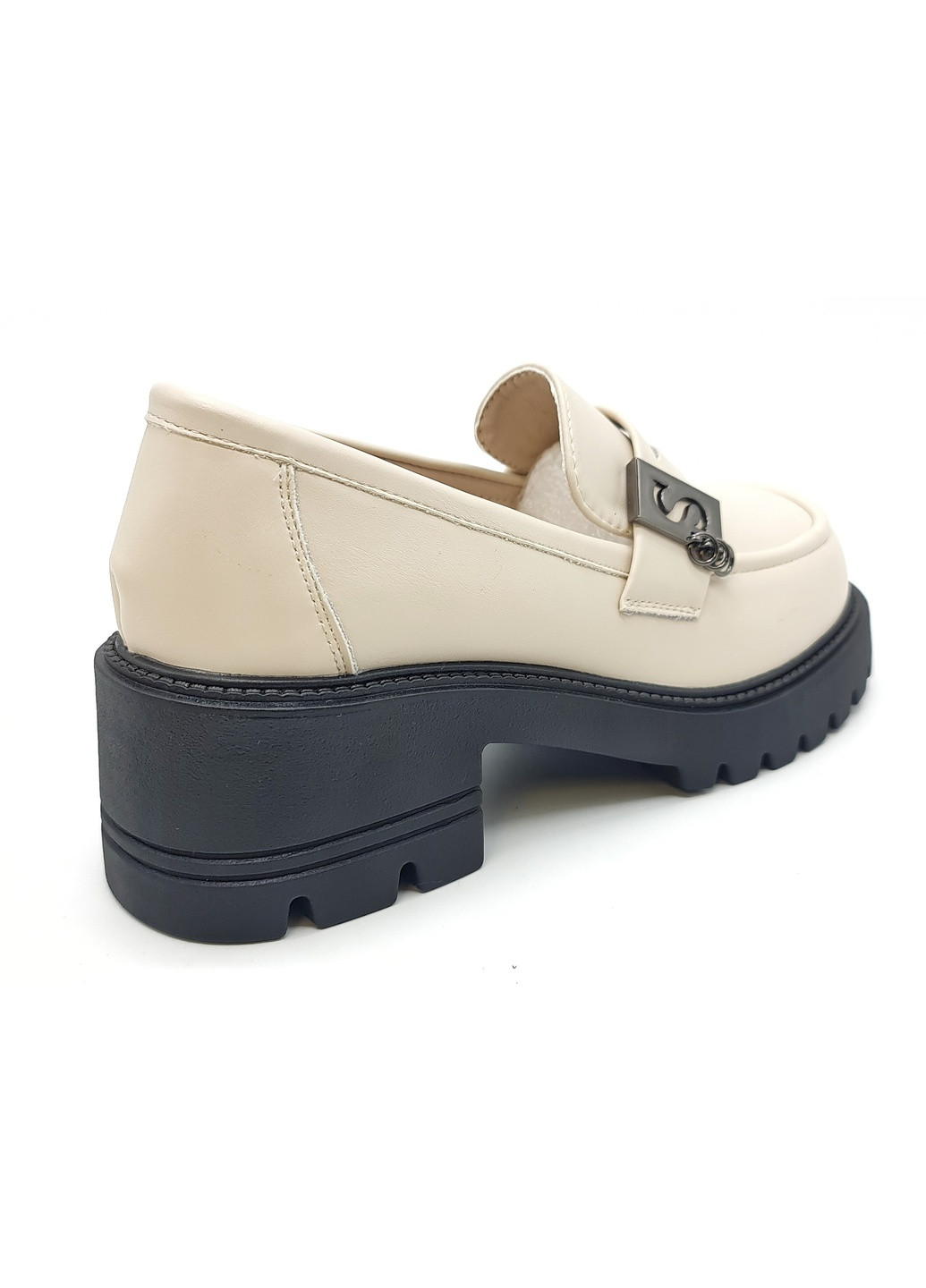 Женские туфли бежевые кожаные YA-18-7 23 см(р) Yalasou