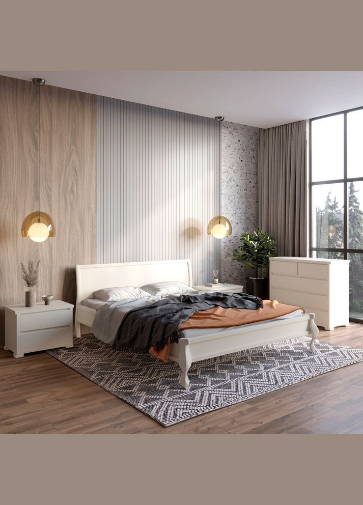 Односпальная деревянная кровать Палермо (S0505Y30R) 90х190 см (MBG-11335) Mebigrand (366083976)