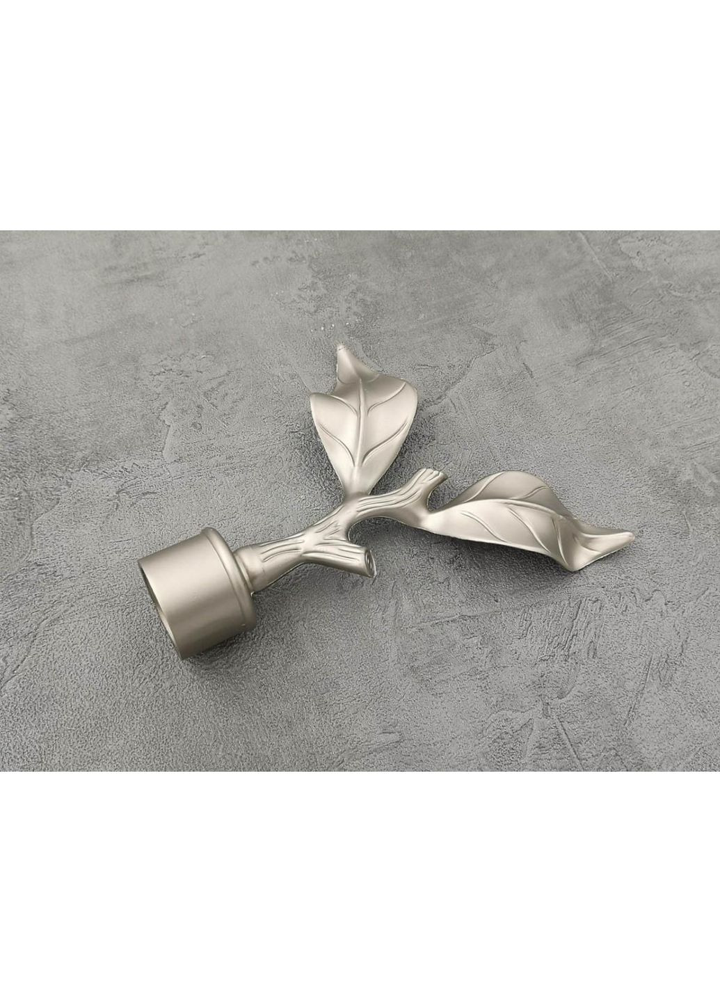 Карниз Лист рози витая штанга двойной ретро 25/19 мм 160 см Сатин Quadrum (352782864)