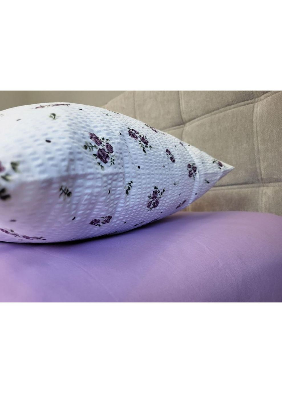 Постельное белье с резинкой Бланка DUO, ранфорс гофра (жатка) Двуспальный размер, наволочки 50/70 No Brand (364220279)