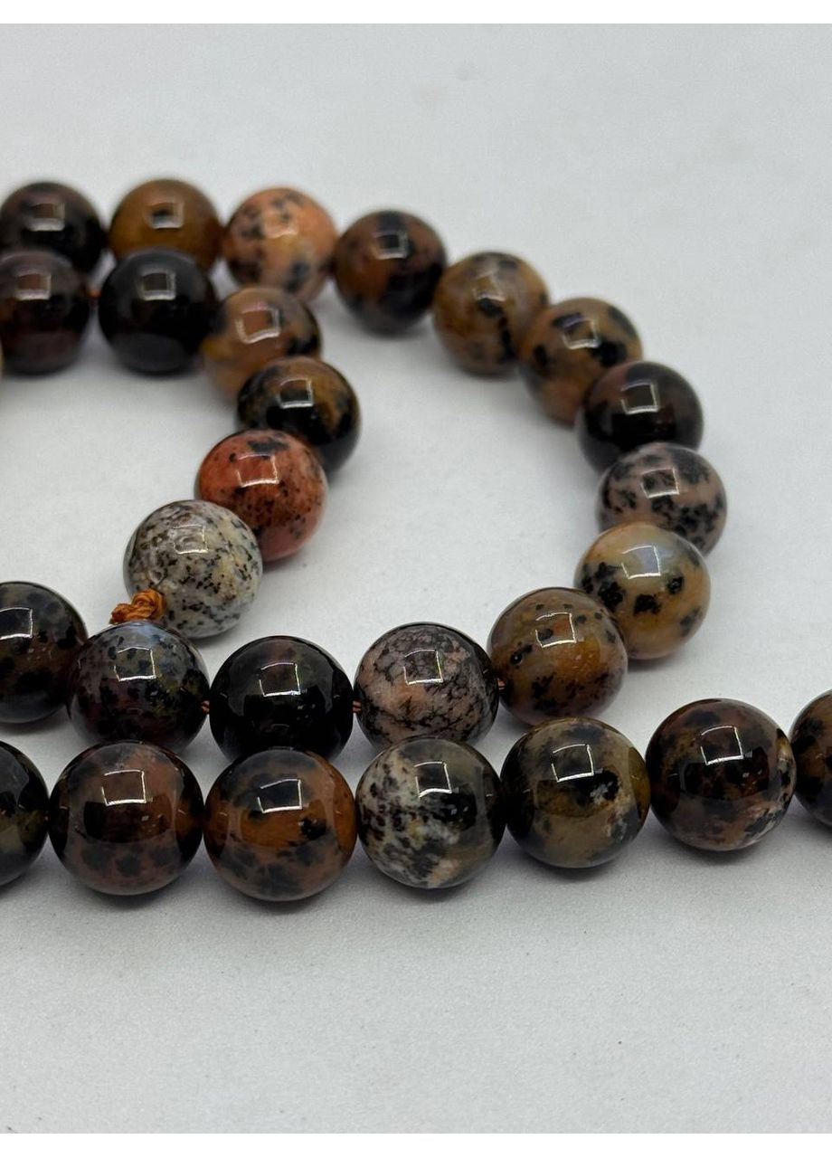 Яшма на нитці без застібки 10 мм 40 см Комбінований No Brand (372467972)