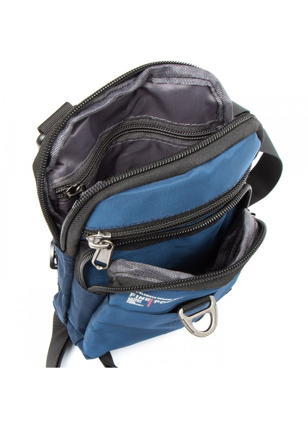 Мужская тканевая сумка через плечо 61038 blue Lanpad (284667891)