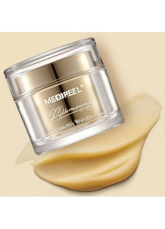 Medi-Peel Премиум крем для лица от морщин с камелией и золотом Premium Golden Camellia Wrinkle Cream, 50 мл — Крем, Южная Корея (356603794)