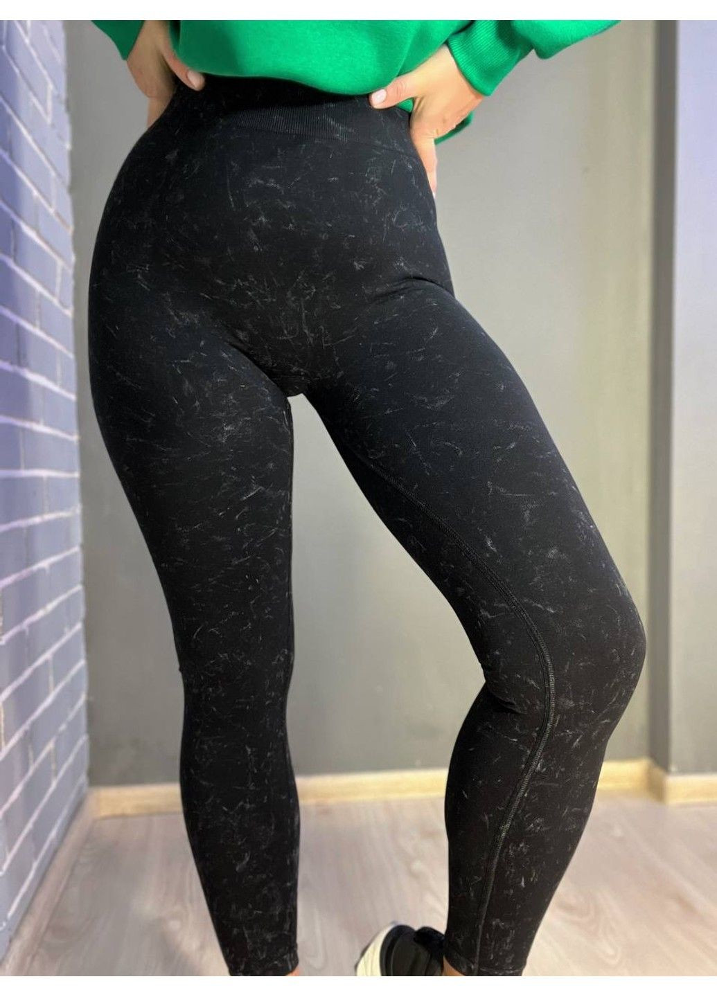 Лосини жіночі LADY HUREM 18160 мармурові пуш-ап широкий пояс утяжка No Brand (305848710)