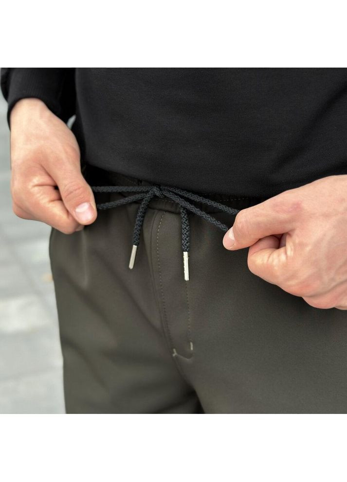 Чоловічі повсякденні штани весна/осінь хакі No Brand (356509151)