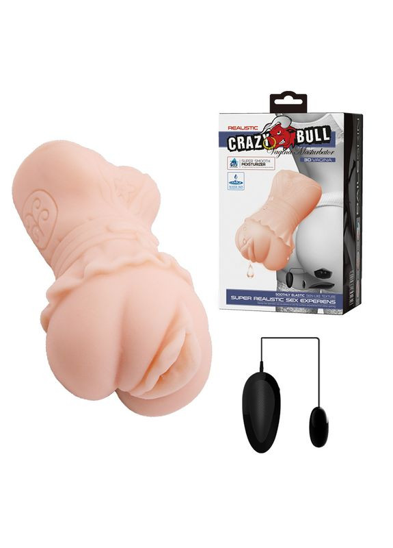 Мастурбатор вагіна - Crazy Bull Vagina Masturbator Flesh Vibrating I LyBaile (362453450)