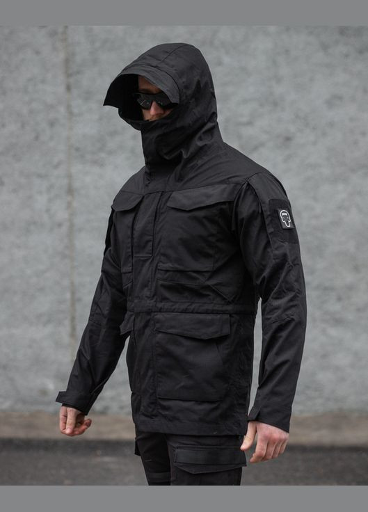 Куртка ветровка тактическая Shadow черный BEZET (291438120)