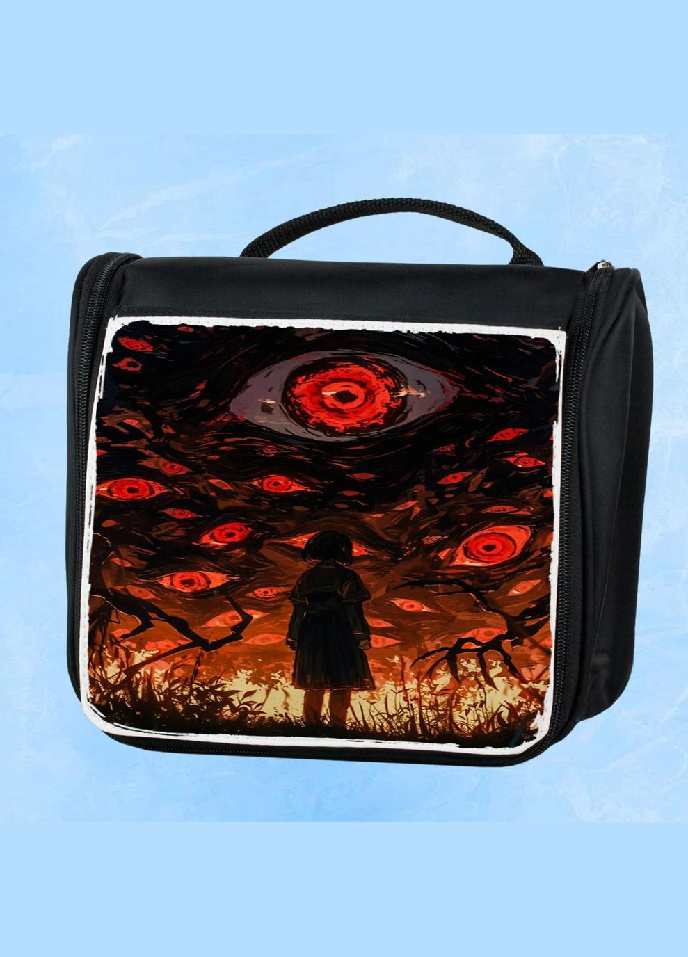 Дорожная сумка - органайзер для косметики несессер Art #63 Черная No Brand (318677033)