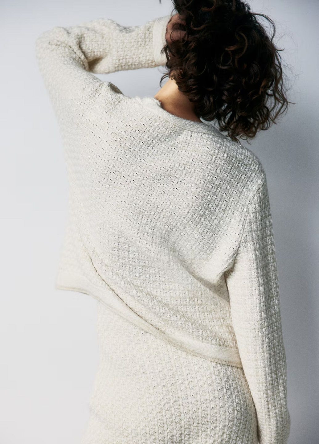 Светло-бежевый демисезонный свитер H&M