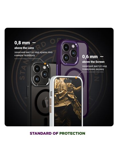 Чохол до мобільного телефона (ARM86305) ArmorStandart Unit MagCase Apple iPhone 17 Air Black (366066045)