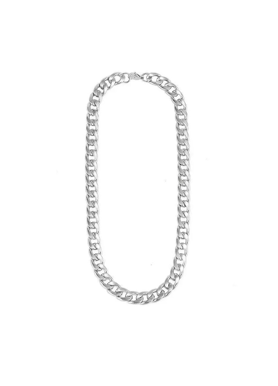 Колір Срібний ланцюжок чоловічий на шию 60 см/6 мм, Ланцюг на шию чоловічий Ц-2 AAA (358935421)