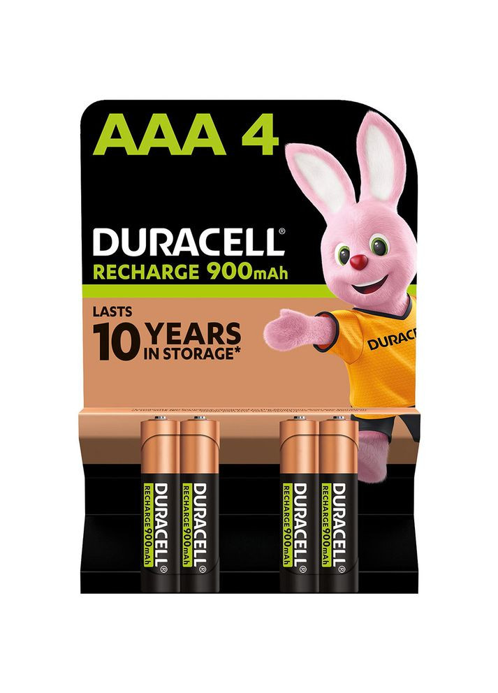Аккумулятор HR03(AAA) 900mAh 4 шт. (5005015) Duracell (307437614)