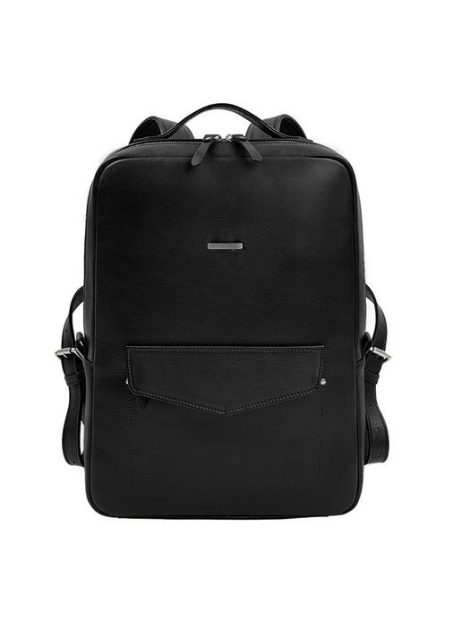Шкіряний рюкзак на блискавці Cooper maxi чорний BlankNote (348359362)