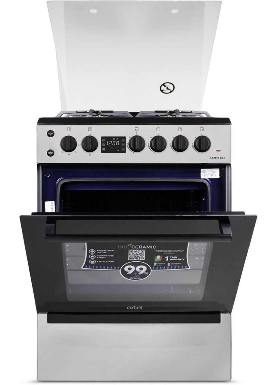 Комбинированная плита Apetito 03-E Grey Artel (370612551)