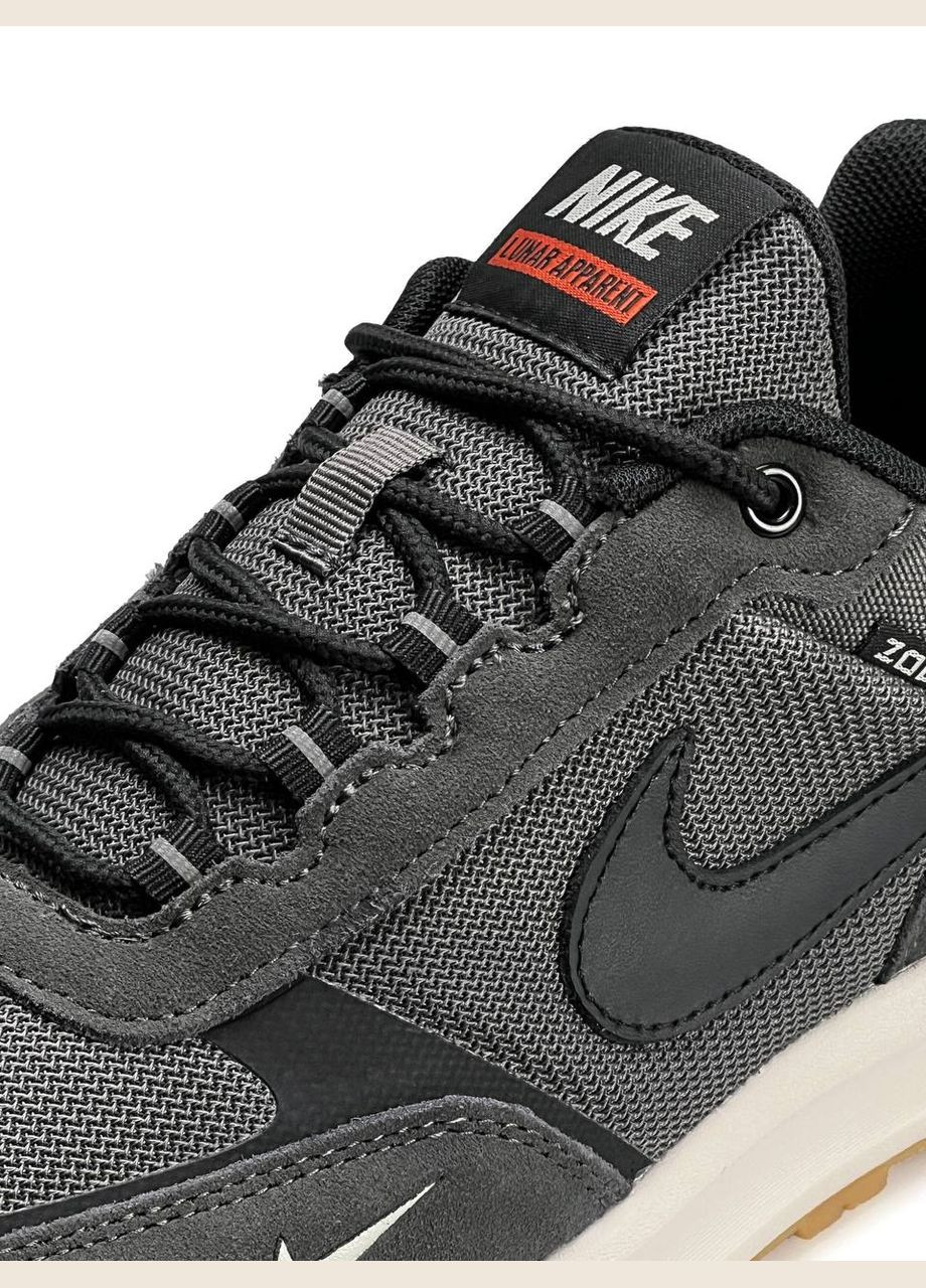 Темно-сірі Осінні кросівки чоловічі No Brand