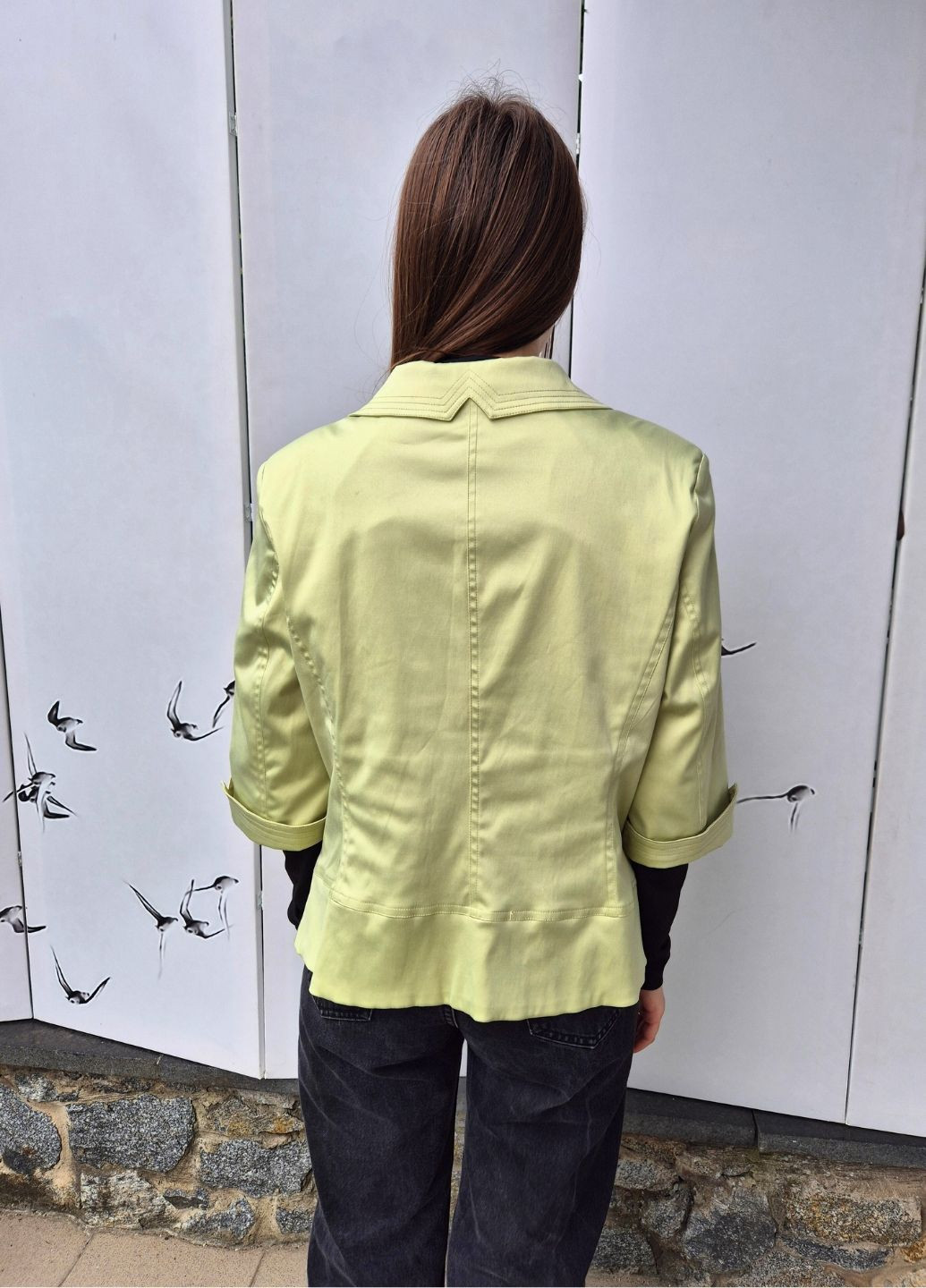 Жакет жіночий на гудзиках однотонний Deni (367047326)