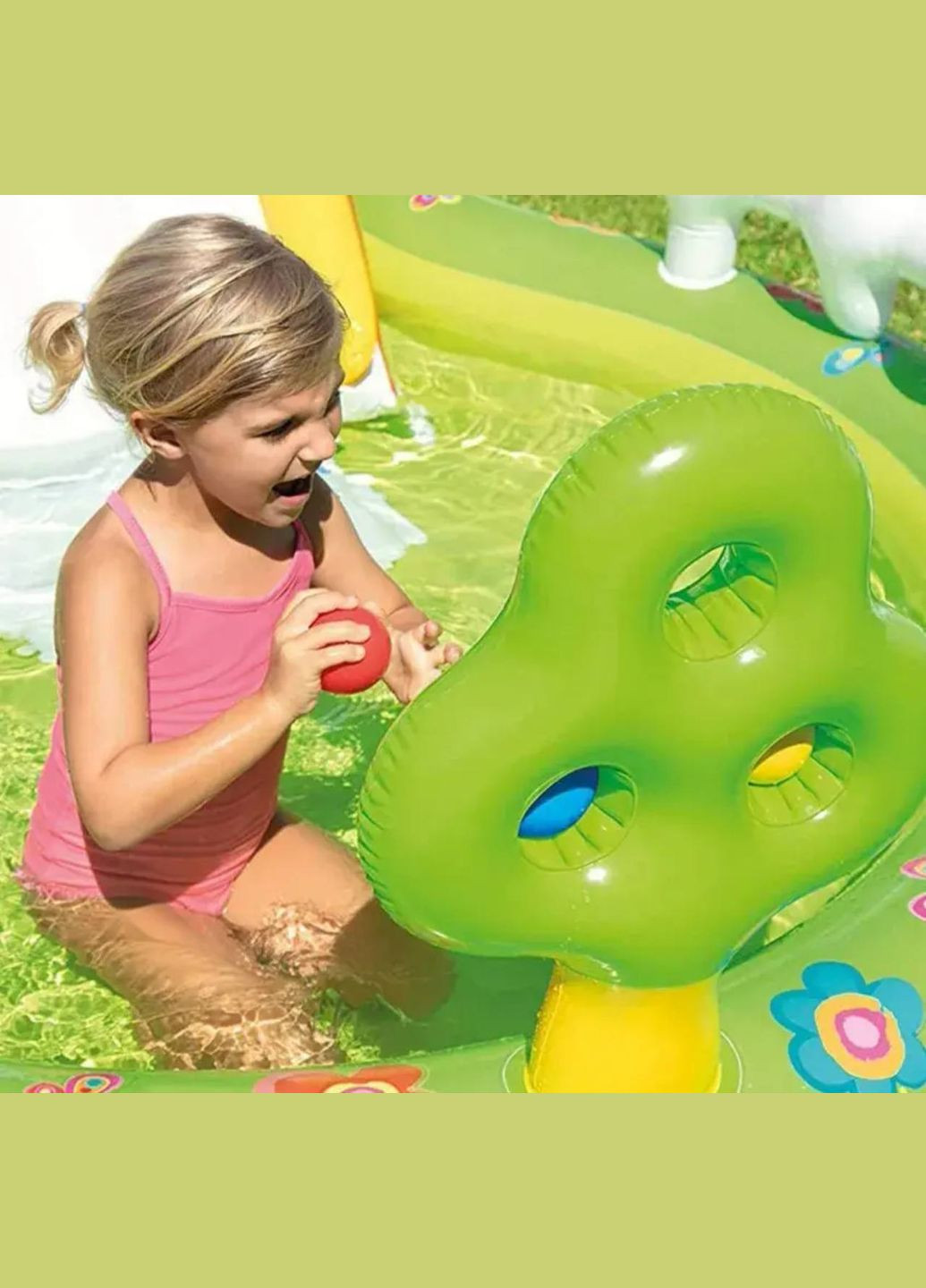 Детский надувной игровой центр "Сад" 57154, 450 л, 290х180х104 см. Intex (327797311)