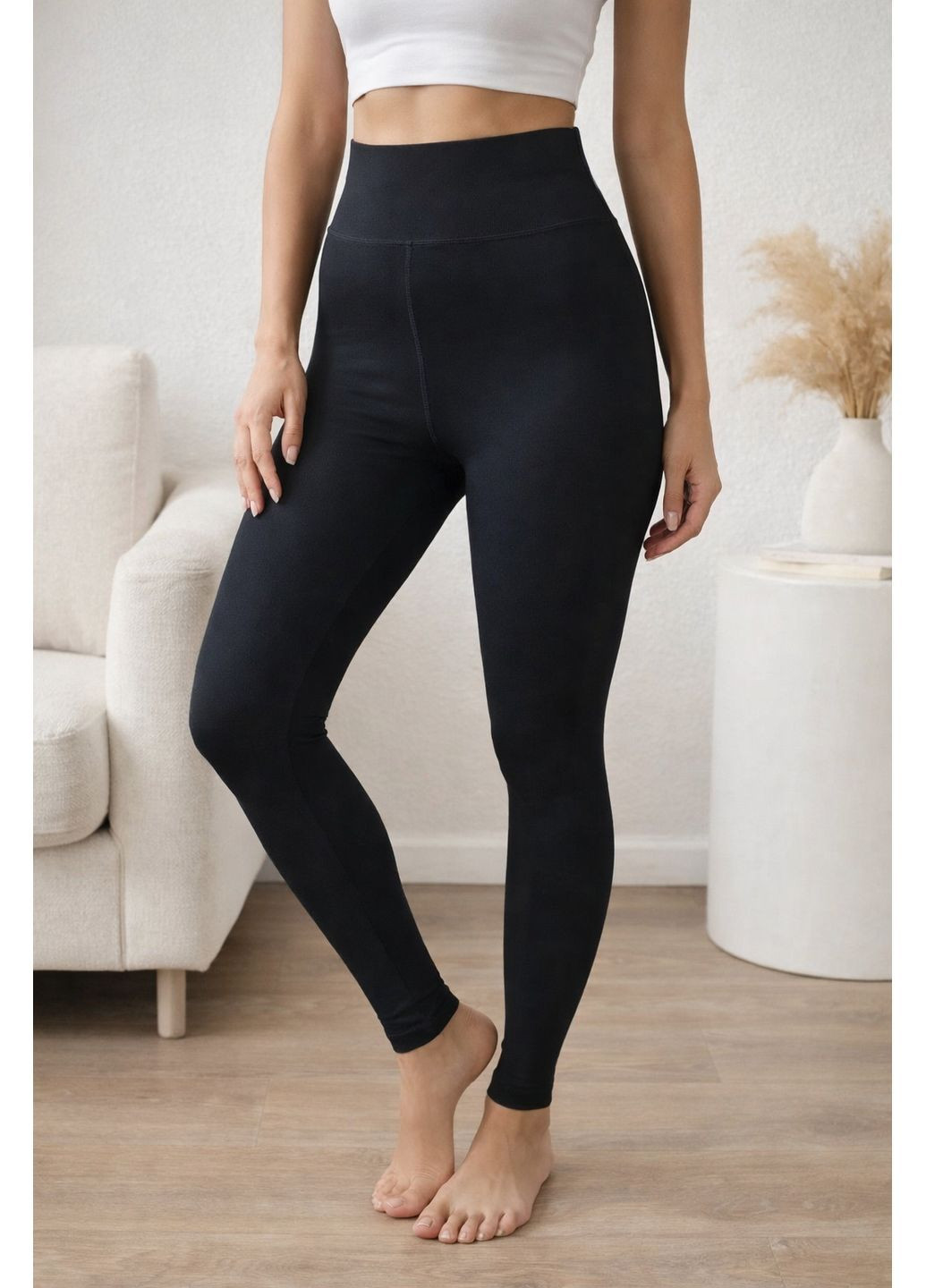 Теплі жіночі легінси на хутрі Omsa (373332145)