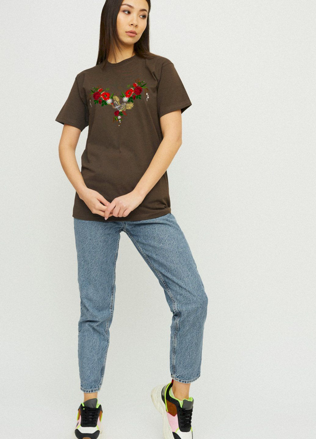 Футболка Boyfriend / дихаючий принт / YAPPI - (252386950)