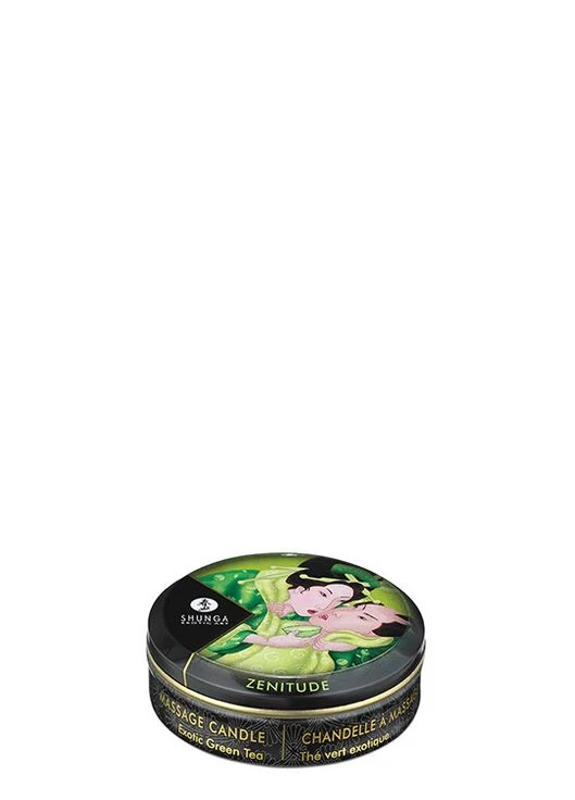 Свічка для масажу MASSAGE CANDLE EXOTIC GREEN TEA, 30 мл Shunga (303910128)