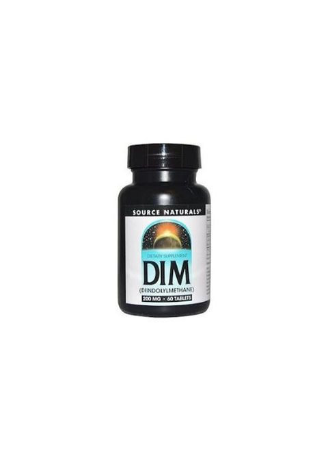 DIM (Diindolylmethane) 200 mg 60 Tabs Source Naturals (302653985)