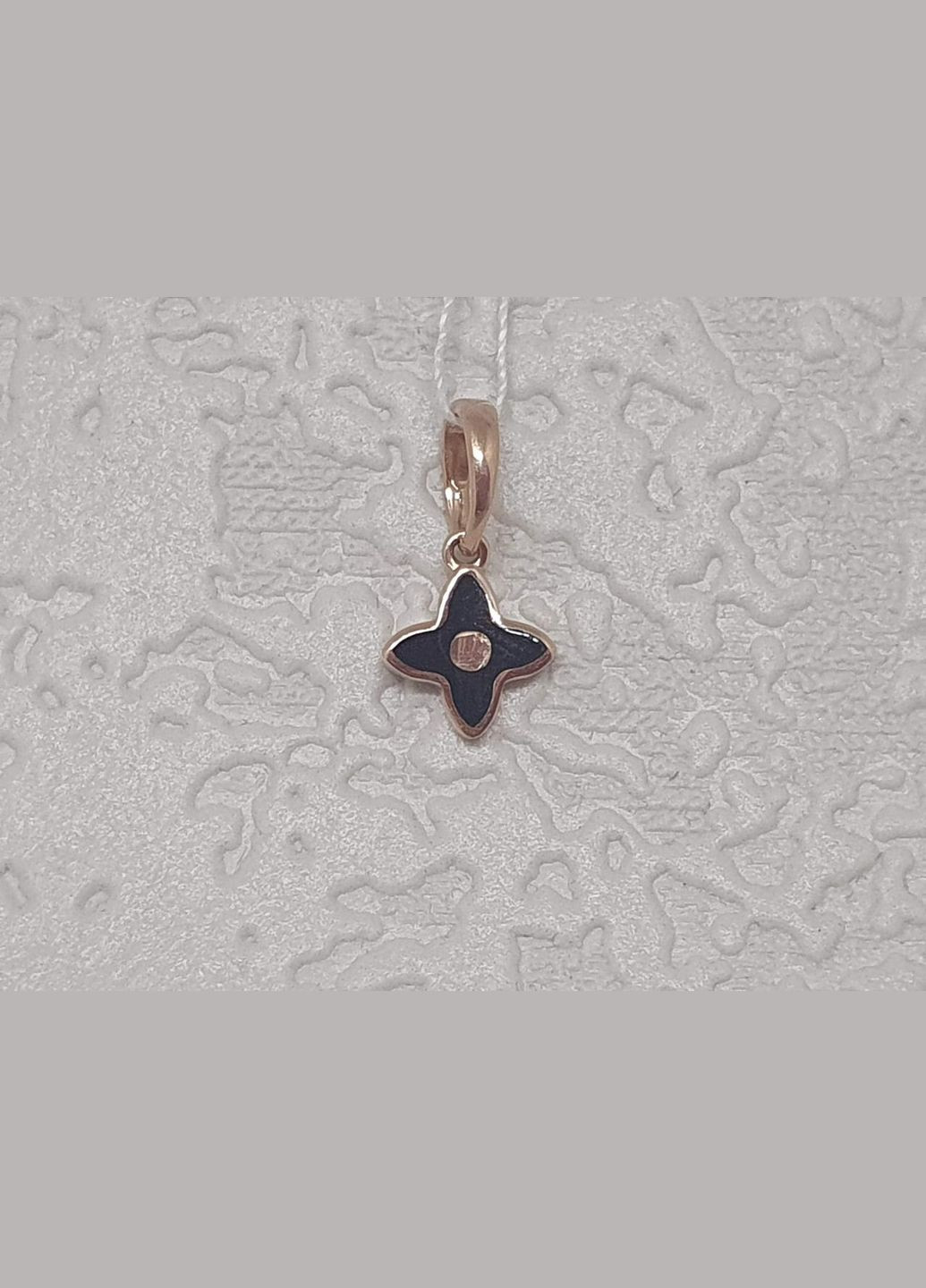 Золотая подвеска Клевер с эмалью. 130312Е Tango (313866464)