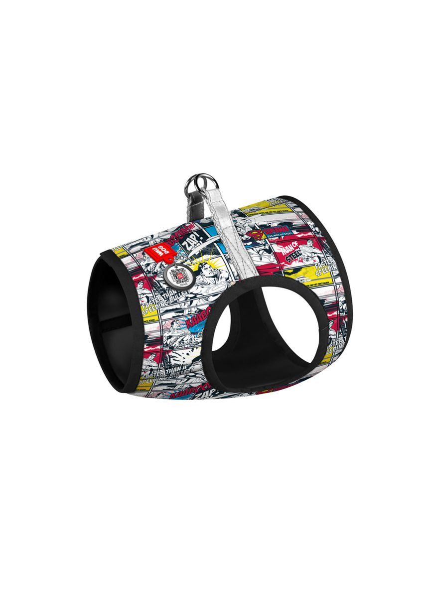 Шлей для собак мягкая Clothes "Супермен комикс" XS2, В 2831 см С 20-22 см WAUDOG (279567943)