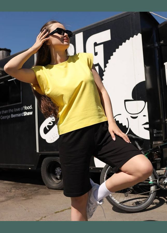 Комплект женский (футболка+шорты) HC (h001-8342-057) No Brand (293061189)