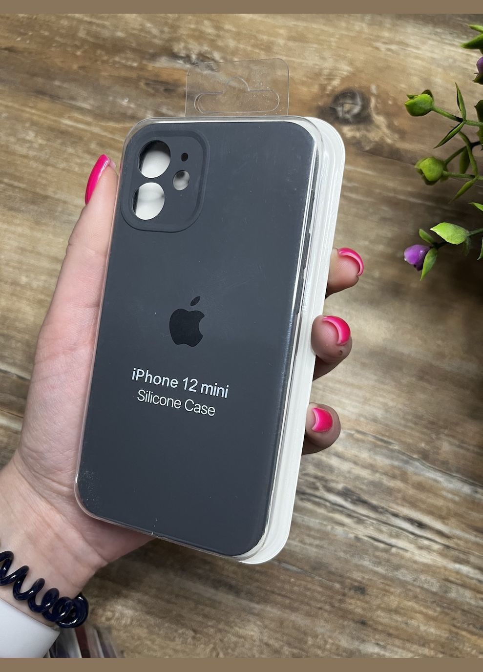 Чохол на iPhone 12 mini квадратні борти чохол на айфон silicone case full camera на apple айфон Brand iphone12mini (293942674)