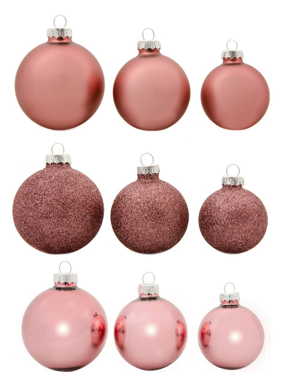 Ялинкові скляні кульки House of Seasons комплект 42 шт. ProDobro (367264291)