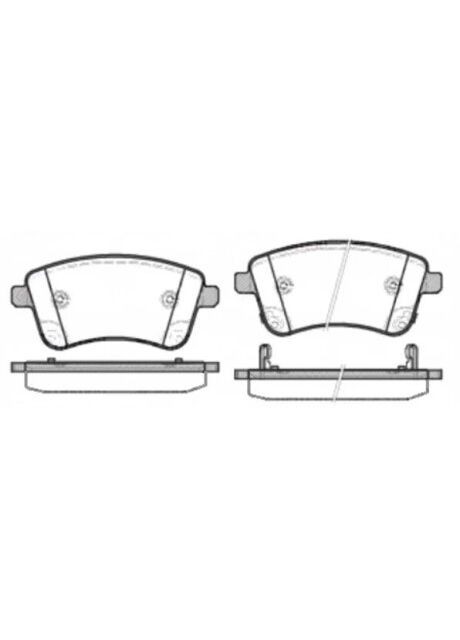 Колодки тормозные дисковые передние KIA VENGA 1.4 16V,1.6 16V,1.4CRDI,1.6CRDI 10-;HYUNDAI IX20 1.4,1.6,1. 1435.02 Remsa (364964253)