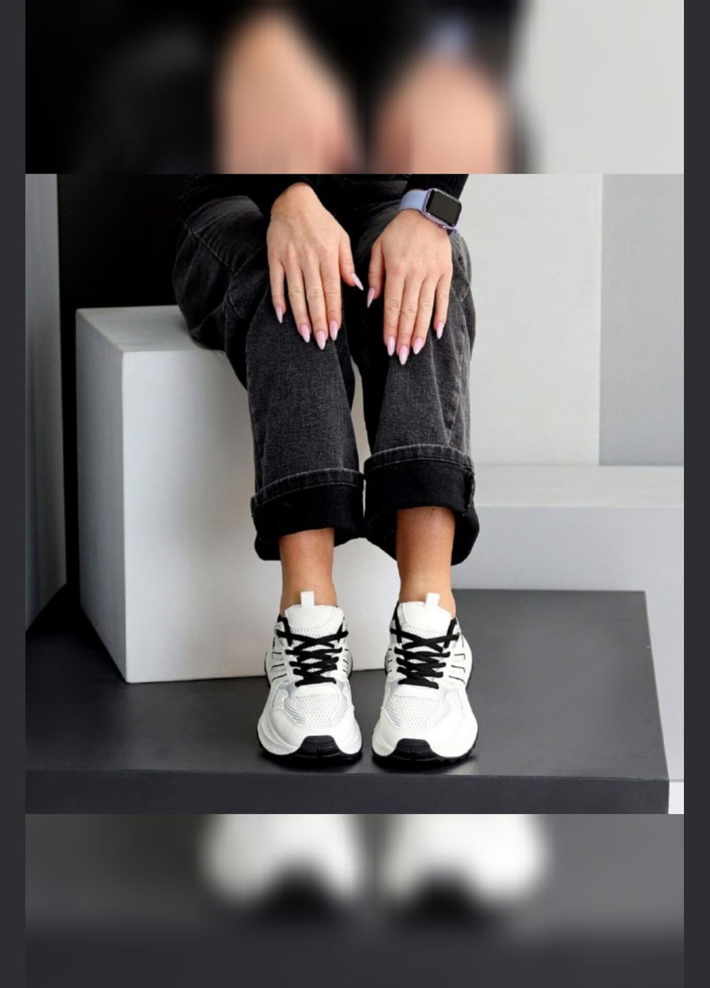 Жіночі білі спортивні весна літо з чорною підошвою для активного відпочинку Viki кросівки білі літо (323958210)