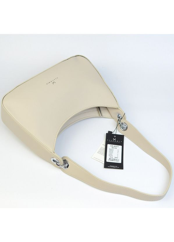 Сумка багет жіноча бежева маленька молодіжна модна на плече Alex&Mia (354182791)